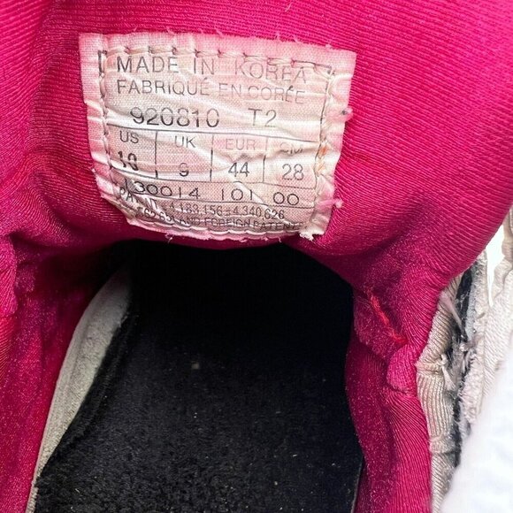 Vintage Nike Air Jordan Retro 7 Cardinal Men Size 10 White Shoes Made In Korea - Picture 12 of 14